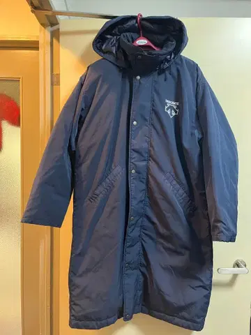 DESCENTE 네이비 롱 코트 M