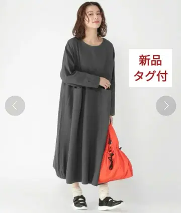 [ 새상품 미사용 택 포함 ] 벌룬 실루엣 원피스