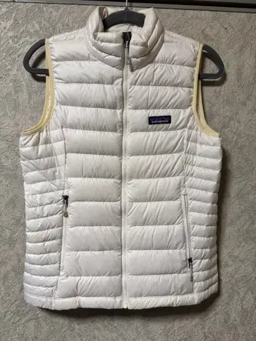 patagonia 다운 베스트 화이트
