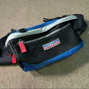 90s tommy hilfiger 힙색 리플렉터 메쉬