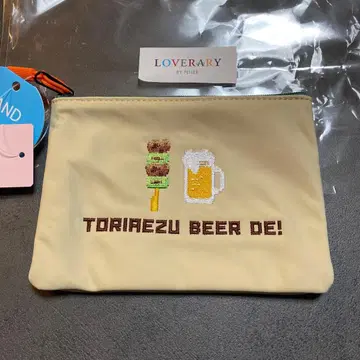 FEILER 페이 자수 파우치 일단 맥주로! 미사용 새상품