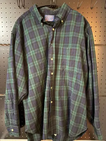 Pendleton 체크 무늬 플란넬 셔츠 XL
