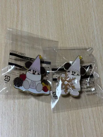 릴린린 핑뱃지 크리스마스 2025 2종 세트