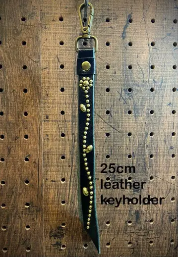 25cm 가죽 스터드 키링 htc CALEE schott 좋아하는 분