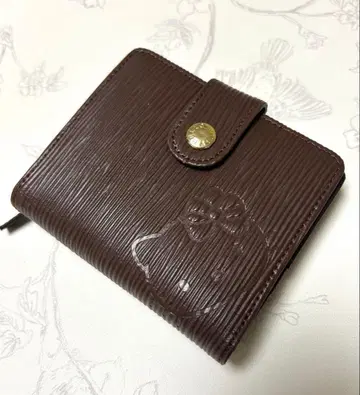 [새상품급] 세디나(cedyna) 산리오 헬로키티 지갑 소가죽 브라운