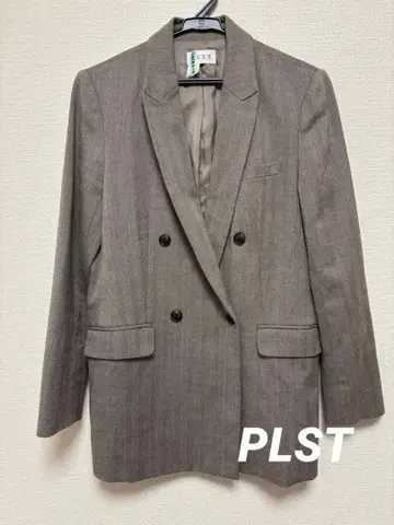 [ 새상품급 ] 플라스테 축열 소재 울 블렌드 자켓