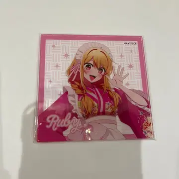 최애의 아이 찻집 NATSLIVE CAFE 아크릴 코스터 루비