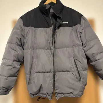 Subciety XL 다운 자켓 그레이/블랙