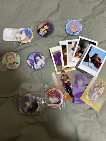 애니메이션 캐릭터 캔뱃지 세트