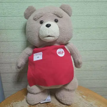 Ted 봉제 인형 빨간색 에이프런