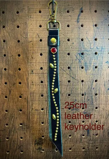 레더 스터드 키링 레드 htc CALEE schott 등 좋아하는 분