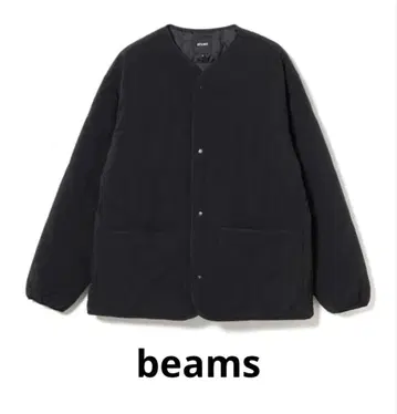 BEAMS 와이드핏 다운 밀리터리 라이너 자켓