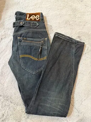 리 브레이브 카우보이 디자인 데님 팬츠 28