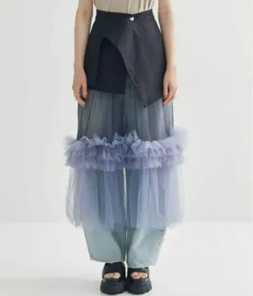 VIVIANO 샤샤 스커트 파랑