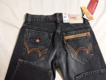 EDWIN 에드윈 403XVS 블랙 청바지 Size34 미사용