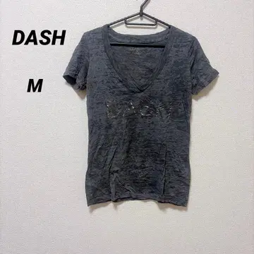 DASH [ M ] 그레이 V넥 T셔츠