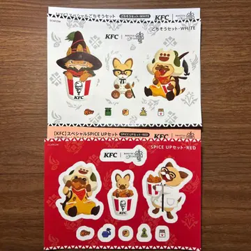 켄터키 몬헌 콜라보 씰 (레드 & 화이트) 코드 미사용