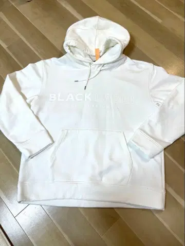 BLACK LABEL 화이트 후드티 L 사이즈