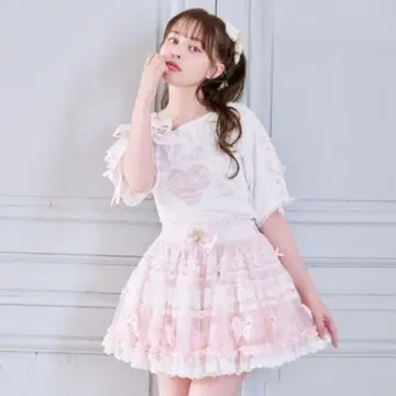 튤 리본 티어드 치마바지 핑크 LIZLISA