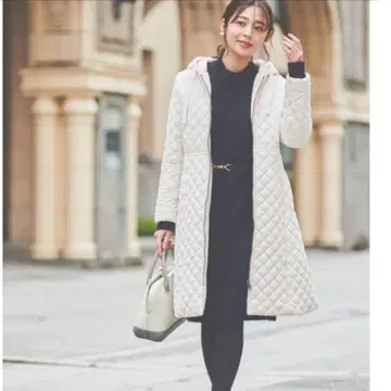 [ 레스 빠세 ] 퀼팅 롱 코트 미사용 새상품