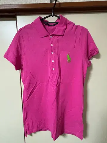 폴로 랄프 로렌 반팔 피케 셔츠 핑크