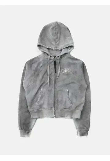 Badblood 그레이 후드티 후드 부착