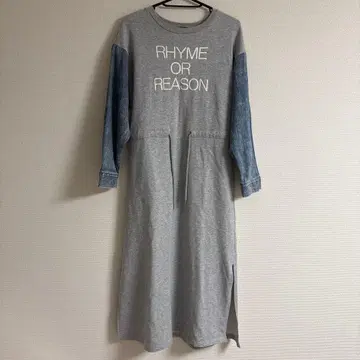 새상품급 ayane 아얀 데님 도킹 원피스 트레이닝복 맨투맨