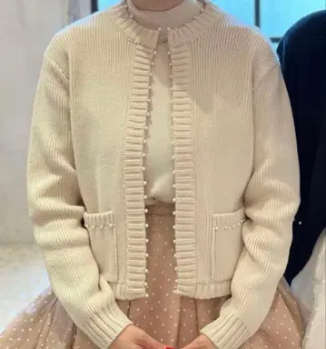 TSURU By MARIKO OIKAWA 아이보리 가디건