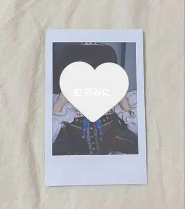 무지개 깃털 미니 폴라로이드 카드놀이 의상