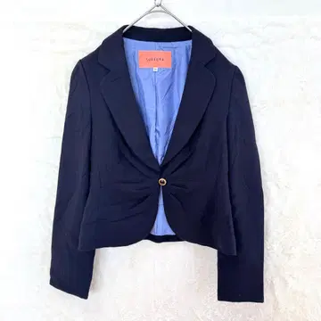 수나우나 자켓 네이비 싱글버튼 일본제 34