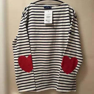 완판 미사용 웨쌍 하트 긴팔 세인트 제임스 T6