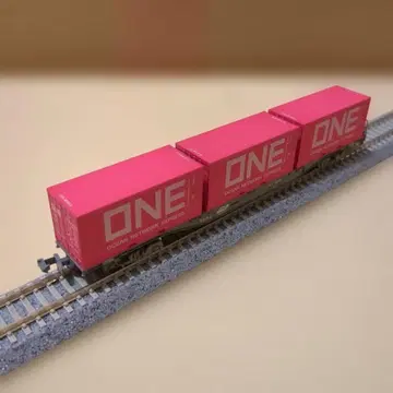 컨테이너 부착 화물차 n 게이지