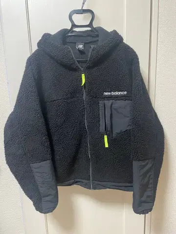 new balance 플리스 자켓 XL 블랙