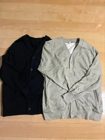 유니클로 맨투맨 가디건 2세트