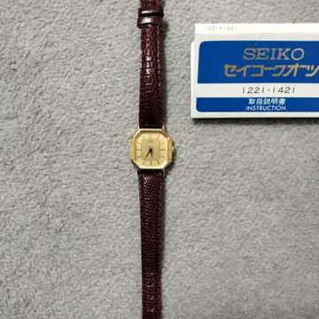 SEIKO 빈티지 쿼츠 손목시계 1221 무브먼트