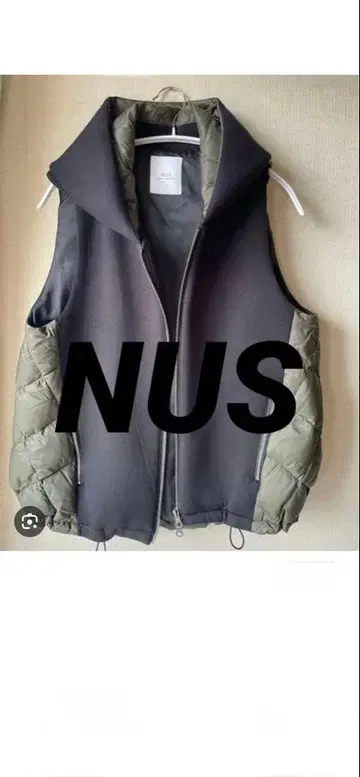 NUS 다운 베스트 M 사이즈