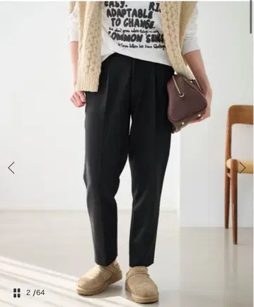 [ 새상품 ] 프레임워크 T/R 양면 기모 팬츠 3