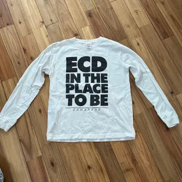 ECD 롱T 긴팔 티셔츠 M 화이트
