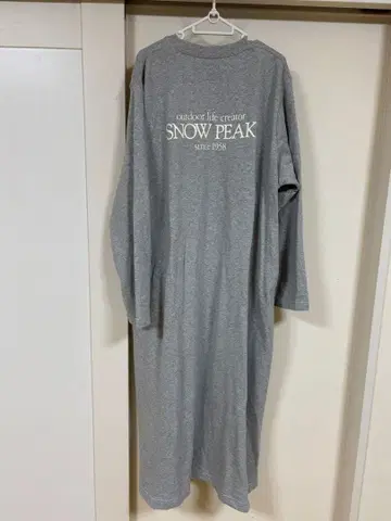 레리움 별주 snow peak 맨투맨 원피스