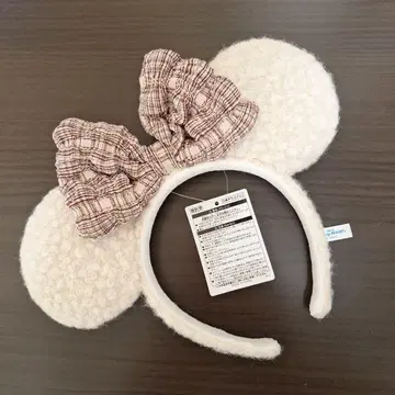 도쿄 디즈니 리조트 미니 머리띠 화이트 컬러