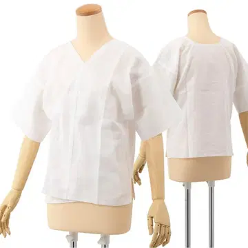 여성 내의 거즈 화이트 카라 M 사이즈 등나무 상표