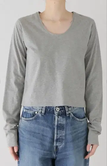 새상품급 [plage] 2WAY NECK L/S 셔츠