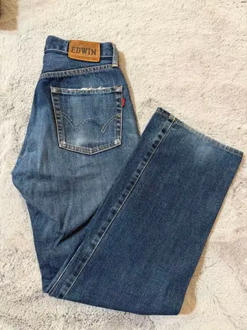 EDWIN 505 인디고 블루 데님