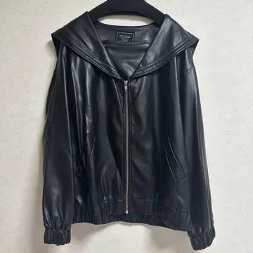 CandyStripper 세일러 가죽 블루종 라이더스