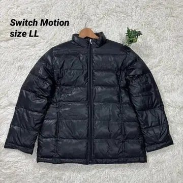 Switch Motion 다운 자켓 LL 페더 블랙 빅 사이즈