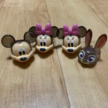 디즈니 패션 반지 로얄 클리어 4개 세트