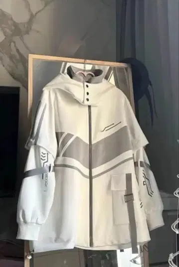 사이버계 y2계 후드 부착 자켓 즉시 구매 환영