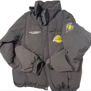 Los Angeles Lakers 다운 자켓 Black