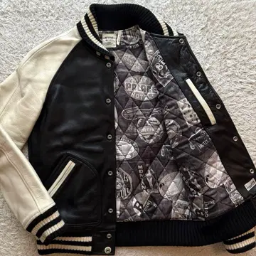 올 가죽 BEDWIN & THE HEARTBREAKERS 블랙 화이트