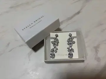 STELLA BRIDAL 크리스탈 귀찌 스노우크리스탈 II